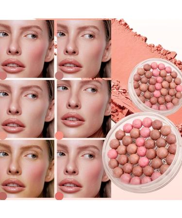 Powder Blush beauty powder pearls long-lasting makeup smooth and silky texture vibrant color easy application versatile cosmetic accessory | women friends family adults spouses - Buy Online on GoSupps.com