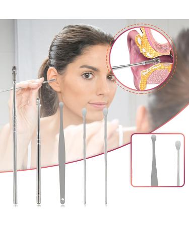 Stainless Steel Ear Cleaning Set with Saline Solution - Ear Wax Removal and Piercing Care - Buy Online on GoSupps.com
