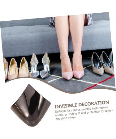 2 Pairs Toe Protector & Heel Caps for High Heels - Steel Shoe Repair Tips & Covers - Buy Online on GoSupps.com