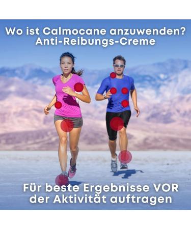 Calmocane Anti-Chafing Cream for Women - Effective Relief for Runners and Cyclists - Alternative to Sports Vaseline - Buy Online on GoSupps.com