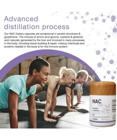 NAC Supplement with Zinc 700mg - Anti Aging & Immunity Support - Liver Detox & Energy Boost - 2 Month Supply - Buy Online on GoSupps.com