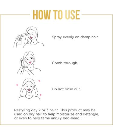 PANTENE Pro-V Moisturizing Leave In Conditioner Mist 252 mL Detangler Leave In Treatment - Buy Online on GoSupps.com