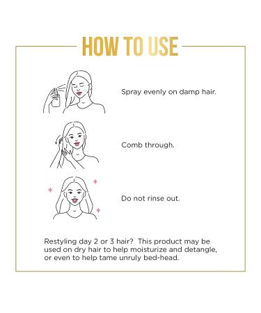 Pantene Pro-V Repair and Protect Conditioning Detangler Spray, 8.5 oz - Pack of 3 | Nutrient Boost for Damaged Hair - Buy Online on GoSupps.com