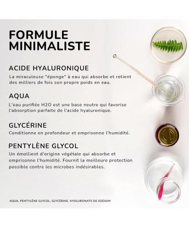 Vegan Hyaluronic Acid Serum High Dosage - 50ml - Made in Germany - Anti-Aging + Anti-Wrinkle - Pure High Dosage Quality with 4 Ingredients - Buy Online on GoSupps.com