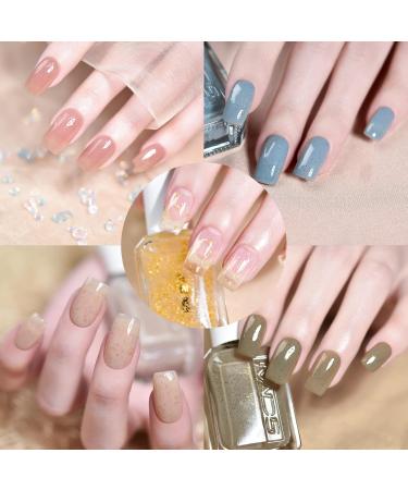 KADS Nail Polish Set - 5 Trendy Glitter Colors 24K Golden Color elegant - Buy Online on GoSupps.com