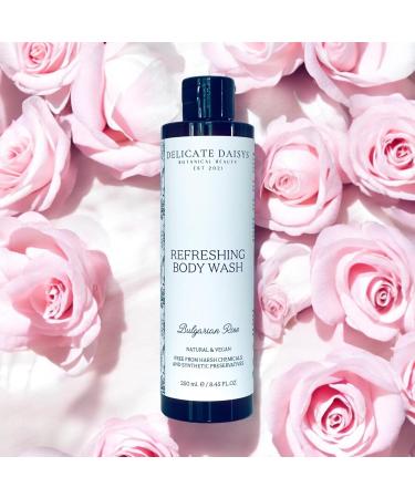 Buy Rose Refreshing Body Wash - Natural Organic Vegan & Cruelty-Free | 8.45 fl oz - International Shipping Available - Buy Online on GoSupps.com