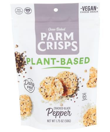 PARMCRISPS Plant Based Cracked Black Pepper Crisps, 1.75 OZ