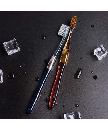 Buy WXPJMDFC Middle-Facing Toothbrushes - 2-Pack Manual for Adults & Kids | Includes 2 Replacement Heads | Gold Body Care - Buy Online on GoSupps.com