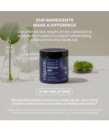 Cliganic Melatonin Gummies (10 mg 60-Day Supply) - Adult Sleep Aid Berry Flavor Vegan Non-GMO Kosher Gluten-Free Supplement Helps Regulate Circadian Rhythm & Promotes Peaceful Nights 60 Count (Pack of 1) - Buy Online on GoSupps.com