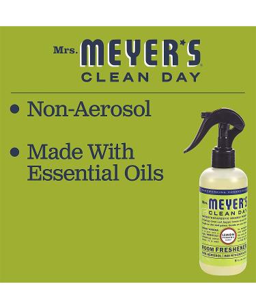 Mrs. Meyerâ€™s Clean Day Room Freshener Spray - Lemon Verbena, 8 Fl Oz | Refreshing Essential Oil Fragrance - Buy Online on GoSupps.com
