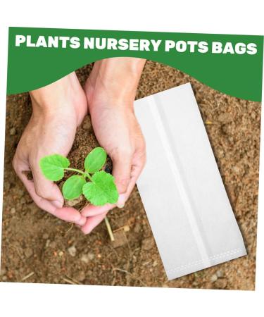 Milisten 100pcs Bag Houseplants Nonwoven Plant Pot Nursery Bag Indoor Tea Bag - Buy Online on GoSupps.com