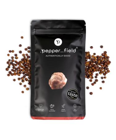 .pepper.field Kampot Red Pepper 250 g – Organic Red Pepper Grains – Kampot Red Pepper PGI, Cambodia PGI – Whole Red Pepper – Pepper for Mill & Pepper Mill
