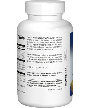 Planetary Herbals Stone Free 820mg - Kidney & Gallbladder Herbal Support - 270 Tablets - Buy Online on GoSupps.com
