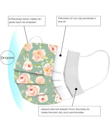 Buy Lulupi 10-Piece Floral Mouth Protection Masks | Elegant Breathable Beama Mask Necklace for Women - International Shipping Available - Buy Online on GoSupps.com