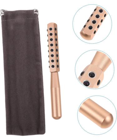 Healeved 1pc Make up Case Face Massage Stick Eye Massagers Practical Beauty Stick Beauty Massage Stick Mini Eye Protruding Ear Corrector Eye Tool Miss Beauty Instrument Manual 16.5X2cm Golden - Buy Online on GoSupps.com