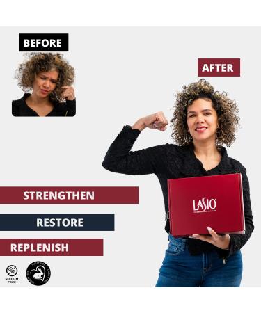 Lasio Keratin-Infused Hypersilk Hair Repair Kit - Professional Shampoo Conditioner & Masque for Healthy Hair - International Shipping - Buy Online on GoSupps.com