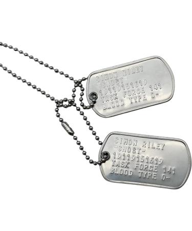 Simon 'Ghost' Riley US Military Dog Tags - Replica Collector's Item - Buy Online on GoSupps.com