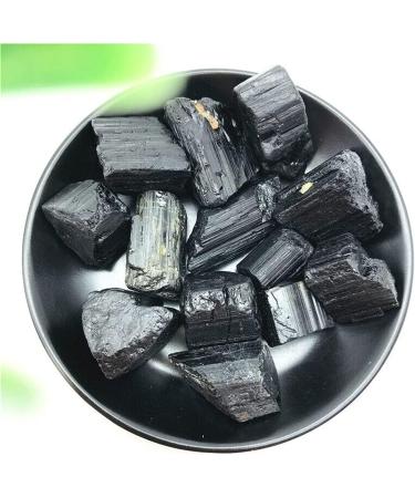 20-40mm 100g Natural Black Tourmaline Crystal Stones Original Raw Stone Specimen Natural Quartz Crystals QINTINYIN Home Goods - Buy Online on GoSupps.com