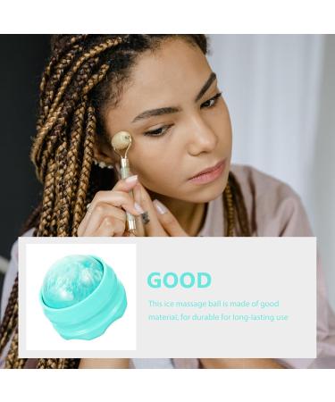 Healvian Cold Massage Scooterball Handheld Deep Tissue Ice Massage Ball for Neck Shoulder Back Knee & Feet Relieve Sore Muscles Green - Buy Online on GoSupps.com
