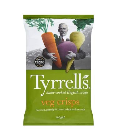 Tyrrells Tyrrell's Veg Crisps Vegetable Chips 150g bag