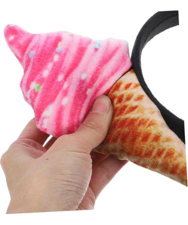 Ice Cream Headband Ice-cream Headbands Women's Sunglasses Hairband Spa Headband Hair Headband Face Wash Headbands Head Bands for Hair Headbands for Women Short Hair MAGICLULU - Buy Online on GoSupps.com