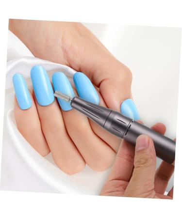 Nail Polisher Acrylic Nails Gel Polisher Grinder Nail Art Gel Mini Nail Files Trimmer Nail Drill File Nail Polish Pen Manicure Tools Manicure Polisher Dog Abs Glass Suit Natural 14X7X2.5CM Grey - Buy Online on GoSupps.com