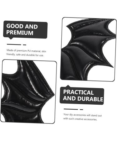 COHEALI 45 Pairs Diy Ears Wings Black Outfits Decor Evil Wings Evil Wing Accessories Hair Accessories Glossy - Buy Online on GoSupps.com