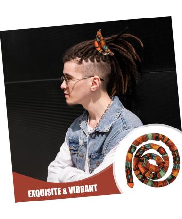 SKISUNO Bendable Ethnic Headband Dreadlocks Hair Tie Dreadlock Hair Accessories Hair Accessories for Braids Dreadlock Hair Rope Hair Band Bohemian Hair Ties Women Accessories - Buy Online on GoSupps.com
