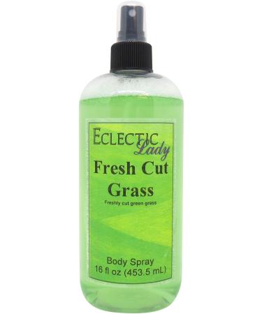 Fresh Cut Grass Body Spray (Double Strength) 16 ounces Body Mist for Women with Clean Light & Gentle Fragrance Long Lasting Perfume with Comforting Scent for Men & Women Cologne with Soft Subtle 16 Fluid Ounces (Double Strength)