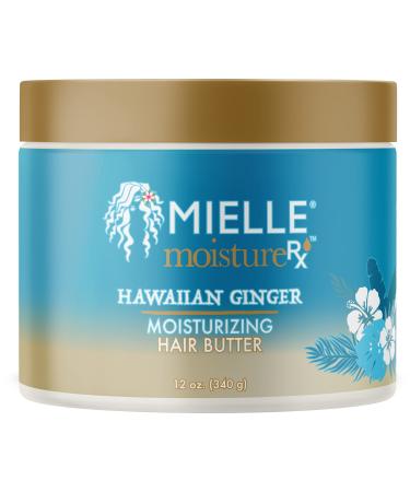 Mielle Organics Moisture Rx Hawaiian Ginger Moisturizing Hair Butter  12 Ounces