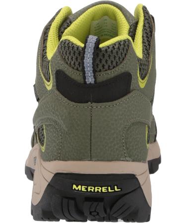 Merrell Kid's Moab 2 Mid Waterproof Hiking Boot Big Kid (10.5 Wide) - Green/Lime - Buy Online on GoSupps.com