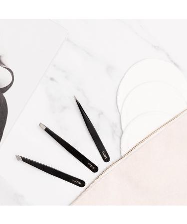 Truyu Tweezers Trio | Slanted Pointed & Combination Tweezers for Precision Grooming | International Shipping - Buy Online on GoSupps.com
