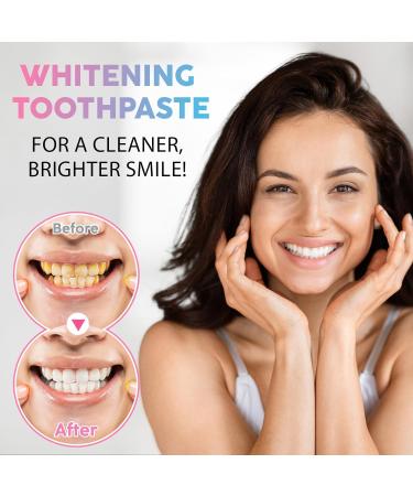 Niacinamide Whitening Toothpaste 2 Pack Niacinamide Toothpaste Freshening Breath & Deep Gentle Cleaning 3.8Oz - Buy Online on GoSupps.com