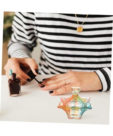 POPETPOP 1pc Nail Art Crystal Cup Nail Care Tools Nail Brush Dip Cup Nail Art Dappen Dish Nail Dappen Dish with Lid Powder Dappen Dish Bowl Nail Art Equipment Nail Cup Acrylic 9.1x9cm Assorted Color - Buy Online on GoSupps.com