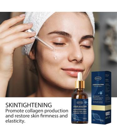 Soug Liquid Solution Serum - Anti-Aging Face & Neck Serum for Wrinkle Reduction | Smooth Fine Lines | 1 Fl Oz - Buy Online on GoSupps.com
