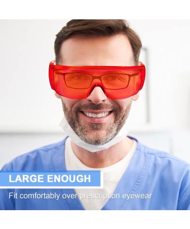 EZGO Dental Lab Safety Glasses - Anti-Fog Protective Eyewear for Teeth Whitening - Curing Light Eye Shield - Buy Online on GoSupps.com