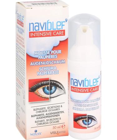 Naviblef Intensive Care Eyelid Foam - Gentle Relief for Dry Irritated Eyelids | Shop Internationally - Buy Online on GoSupps.com