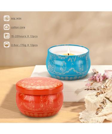 12 Pack Bulk Constellations Scented Candles - 2.5oz 240H - Gifts for Women - Ideal Birthday/Teacher/Hostess/Housewarming Gift - Home Scented Candles for Women - Favors for Friends, Mom - Appreciation/Farewell Gift - Buy Online on GoSupps.com