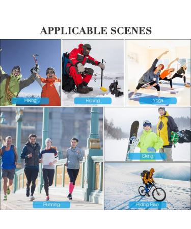 KOMAKE Ear Warmers Headband 2 Pack - Black+Gray Fleece Earmuffs for Winter Sports - Moisture Wicking Sweatband for Men & Women - Buy Online on GoSupps.com