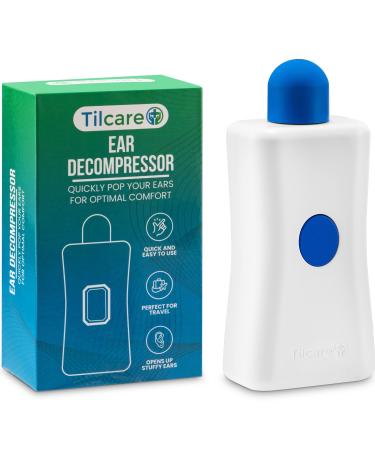 Ear Pressure Relief Device by Tilcare - Equalizing Ear Popping for Flying  Swimming  Diving  Cold and Allergy Discomfort