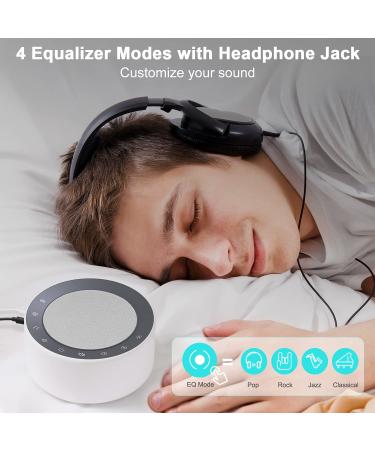 YTE White Noise Machine with 30 High Fidelity Soundtracks, Night Lights, Timer & Memory Features - Perfect Sound Machine for Babies & Adults - Buy Online on GoSupps.com