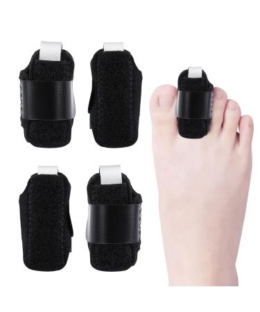 Niceneeded 4 pieces of toe toe smooths for hammer toe toe bandage for curved toes claw toes crooked toes wrap cover covers