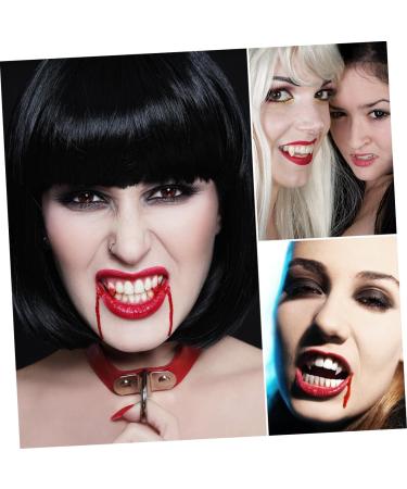 Buy TOYANDONA 30 Pairs Halloween Dentures Vampire Fangs & Zombie Makeup Props for Halloween Costumes & Parties - Buy Online on GoSupps.com