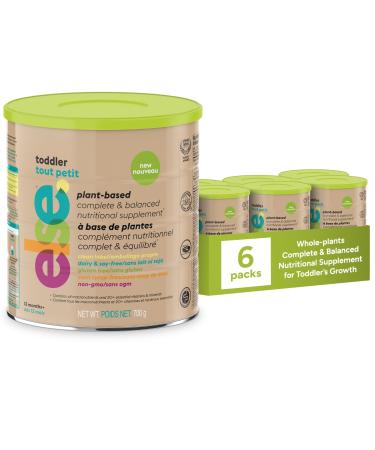 Else Toddler Nutritional Drink - Dairy Free Toddler Nutrition Drink Powder - Lactose Free Plant Based Formula for Kids 12+ Months - Complete Supplement Clean Label Purity Certified (700g 6-Pack)