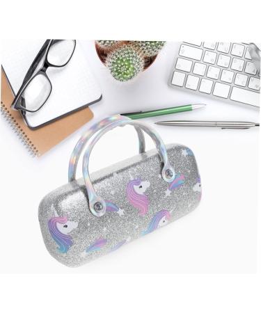 Solustre 5-Pack Portable Kids Glasses Case - Stylish Leather Sunglasses Holder for Children with Handle - Perfect for Girls - Travel-Friendly PU Brillen Case (16x7x4 cm) - Buy Online on GoSupps.com