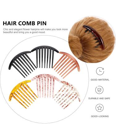 Beaupretty Hair Side Comb Clip Vintage Hair Side Pin Hair Teeth Comb for Thick Hair(Mixed Color) - Buy Online on GoSupps.com