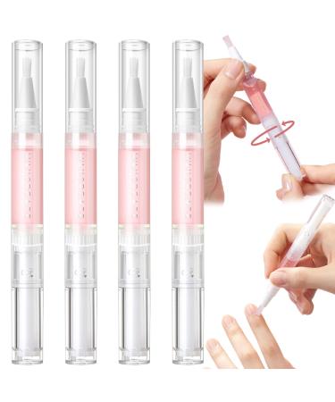 Nail Oil Pen, 360° Nail Growth Oil, Rose Scented Cuticle Oil for Nails, Nail Care Pen for Moisturizing, Cuticle Oils