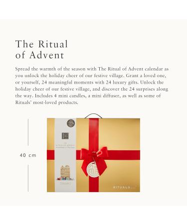 Rituals The Ritual of Advent 2D Advent Calendar 2021 | Exclusive Beauty Calendar with 24 Luxurious Gifts & 4 Candles | Perfect Holiday Gift Box - Buy Online on GoSupps.com