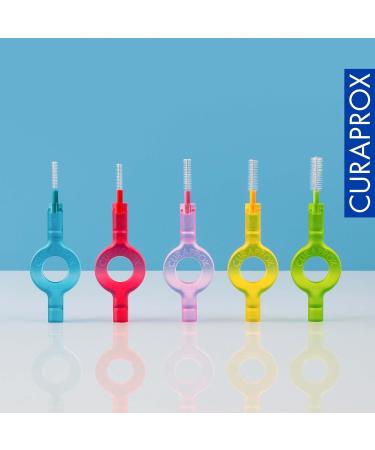 Curaprox Interdental Brush CS 06 Prime - 8 Pack 0.6mm Diameter Turquoise Refill No Holder - Best Oral Care Solution - Buy Online on GoSupps.com