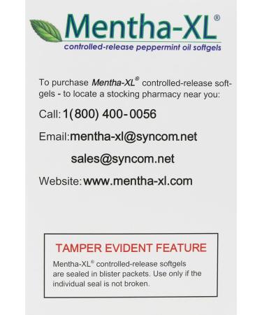Mentha-XL Peppermint Oil Softgels 84 ea (Pack of 2) - Buy Online on GoSupps.com